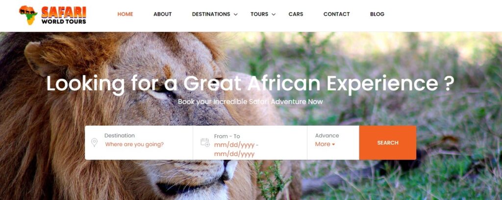 Safari in Africa, safariworldtours.com