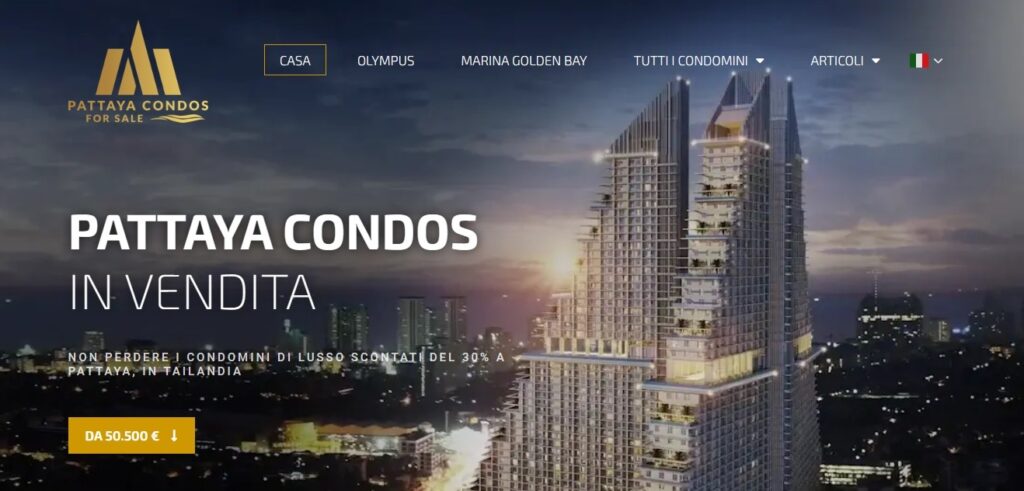 pattaya condos, thailandia