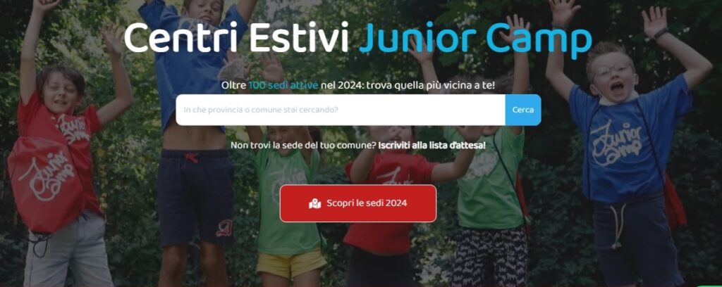 Junior camp, centri estivi